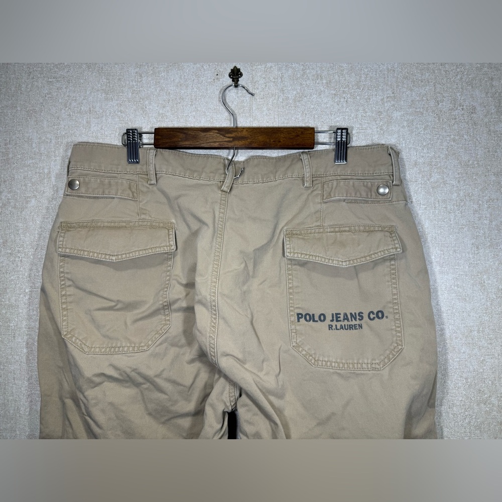Polo Jeans Co. Ralph Lauren Field Pant Khaki Utility Pants Size 36x34 - Picture 5 of 12